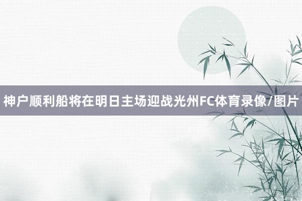 神户顺利船将在明日主场迎战光州FC体育录像/图片